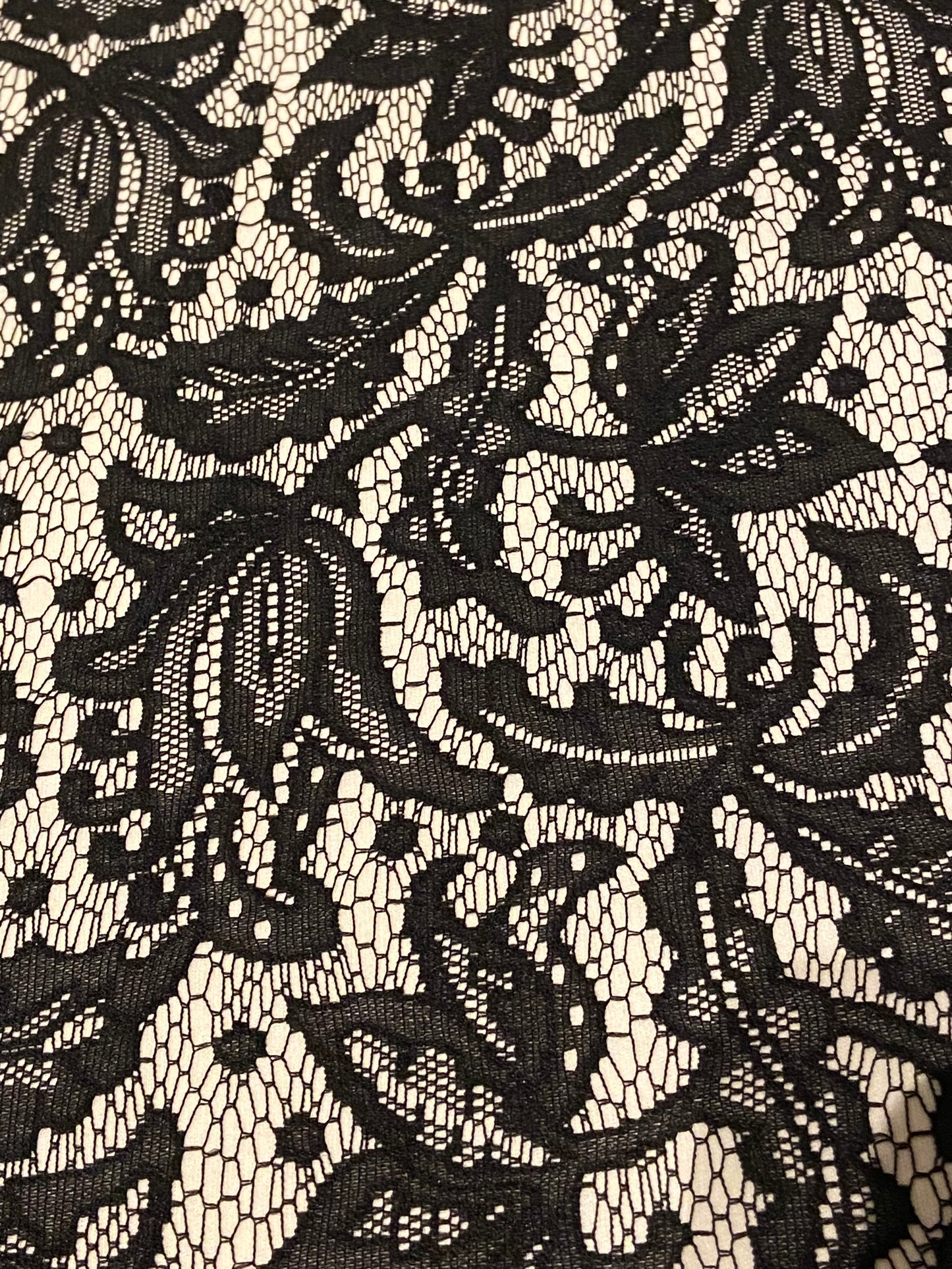 Black Stretch Lace