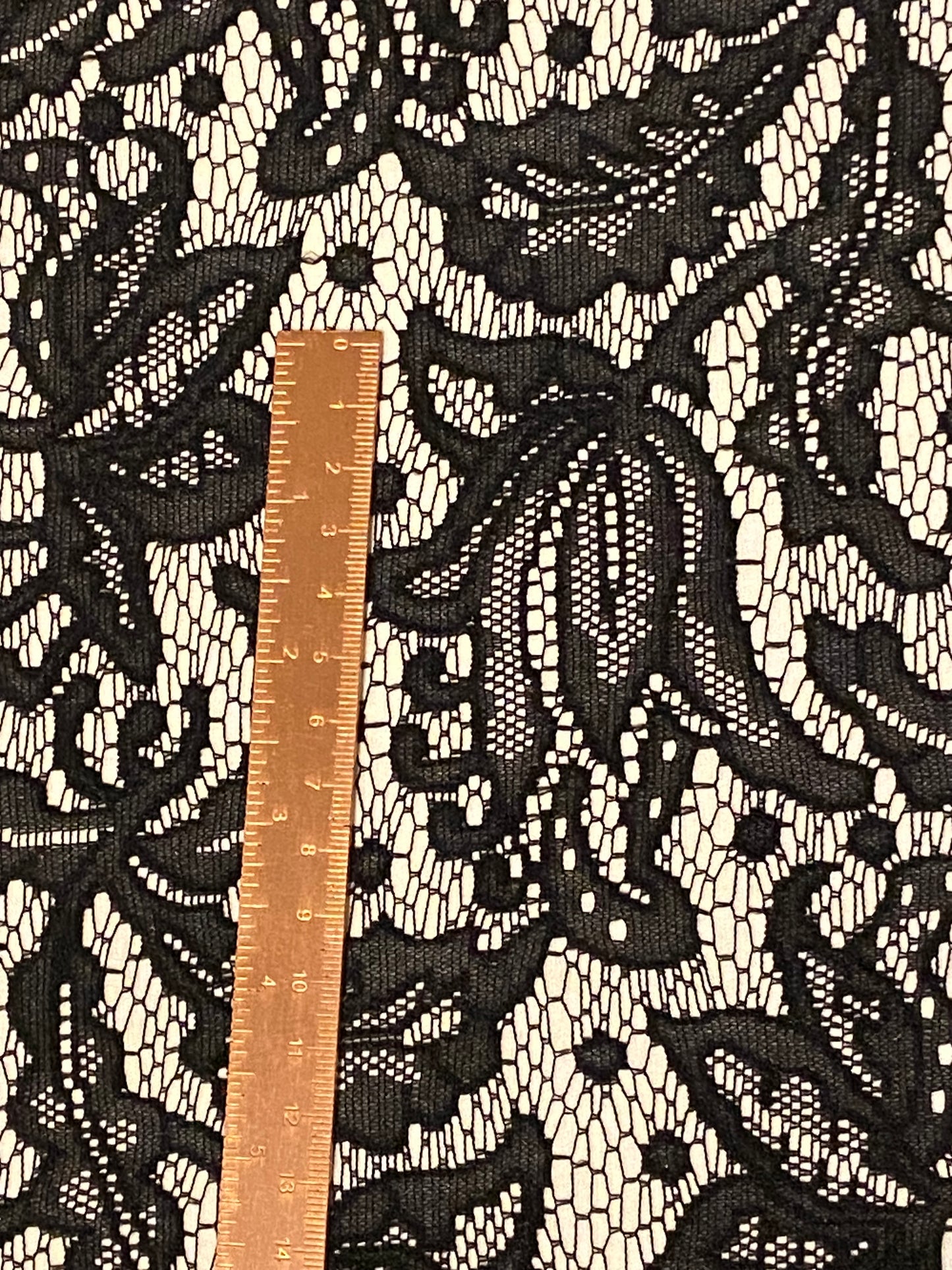 Black Stretch Lace