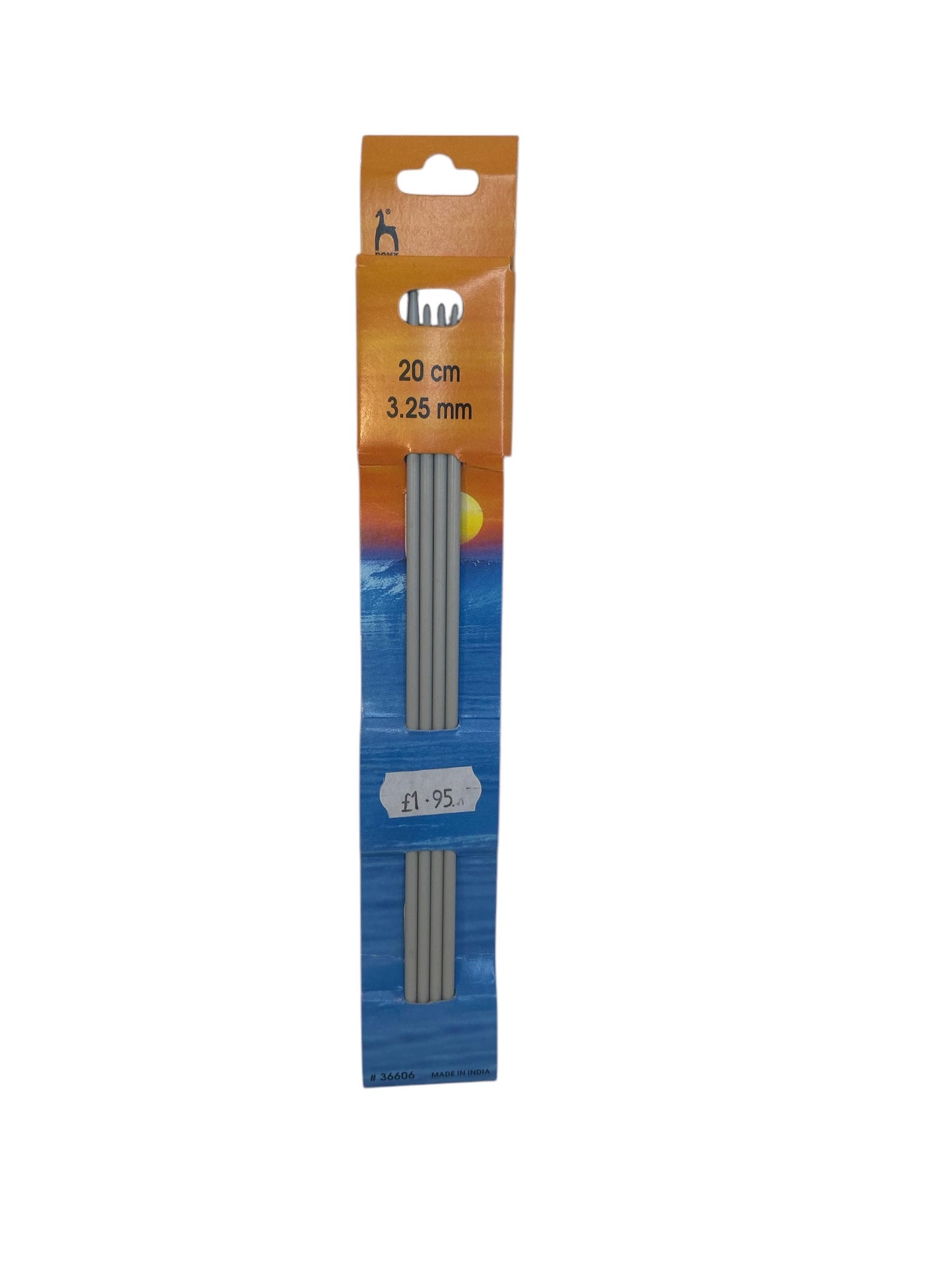 Pony Double Pointed Knitting Needles 20cms (2.50mm - 5.50mm)