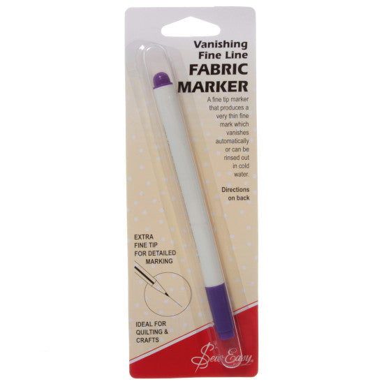Pen: Fabric Marker: Vanishing