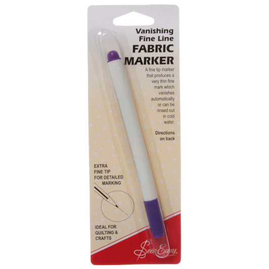 Pen: Fabric Marker: Vanishing