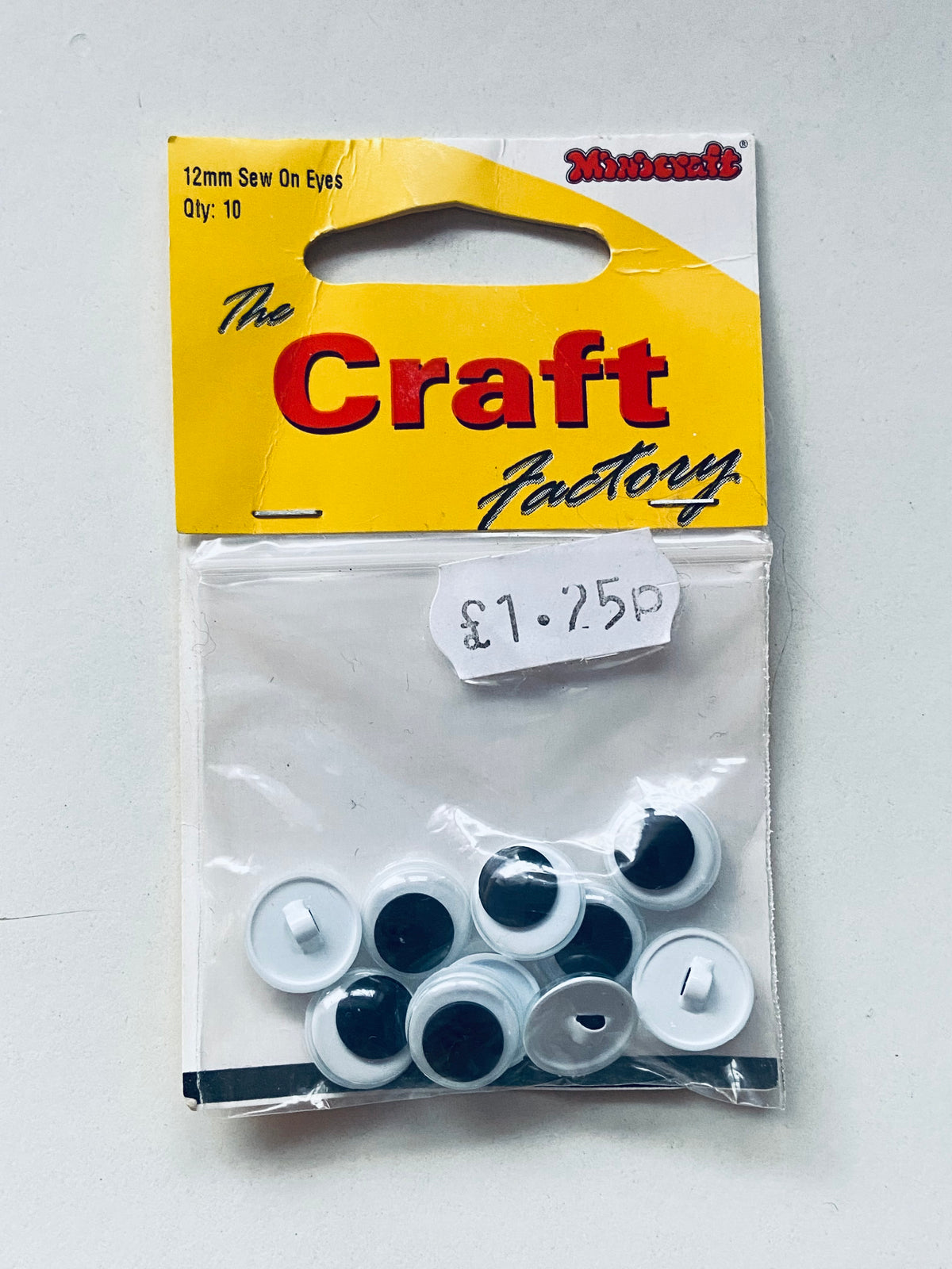 Sew on Eyes - 12mm