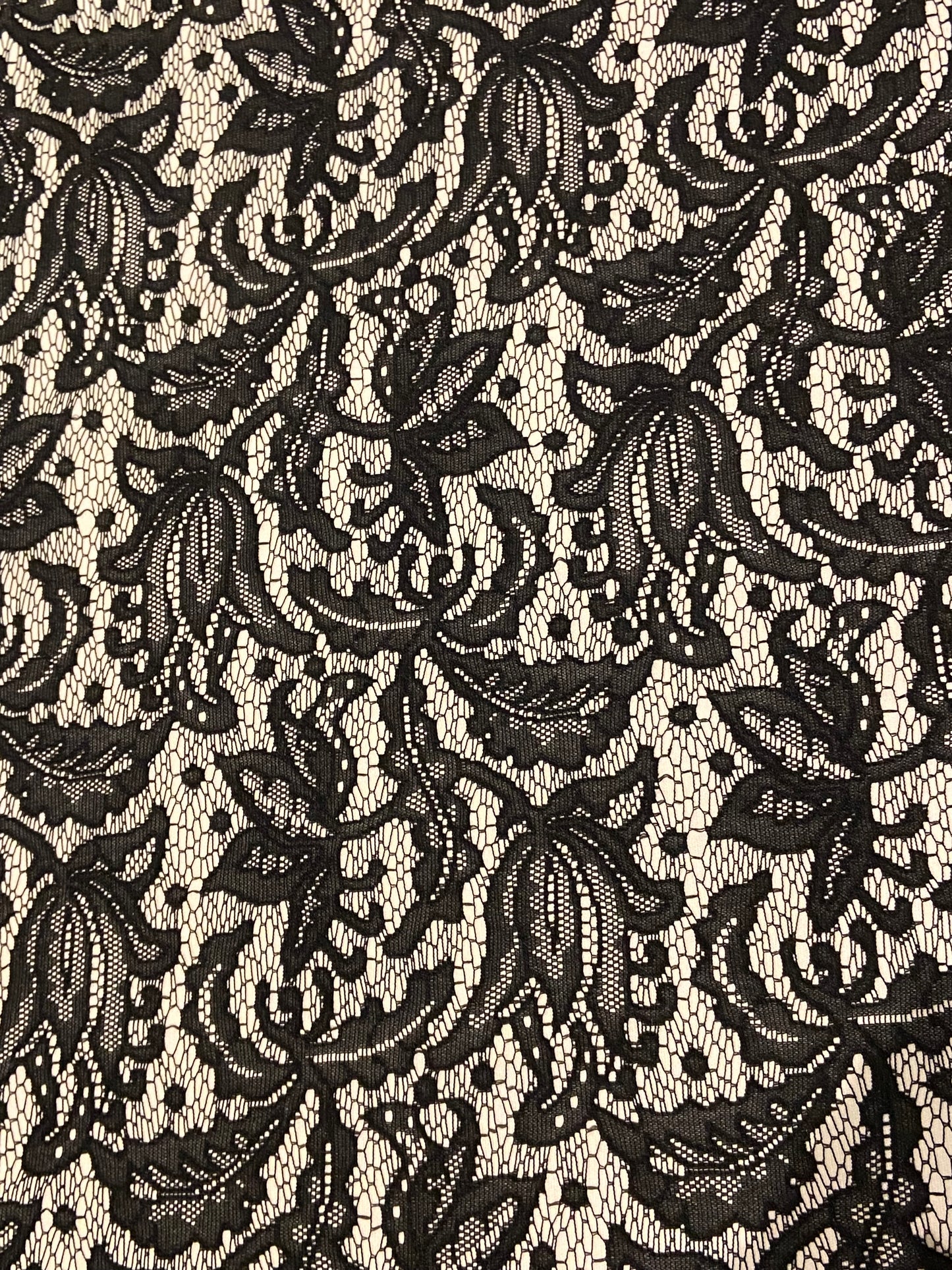 Black Stretch Lace