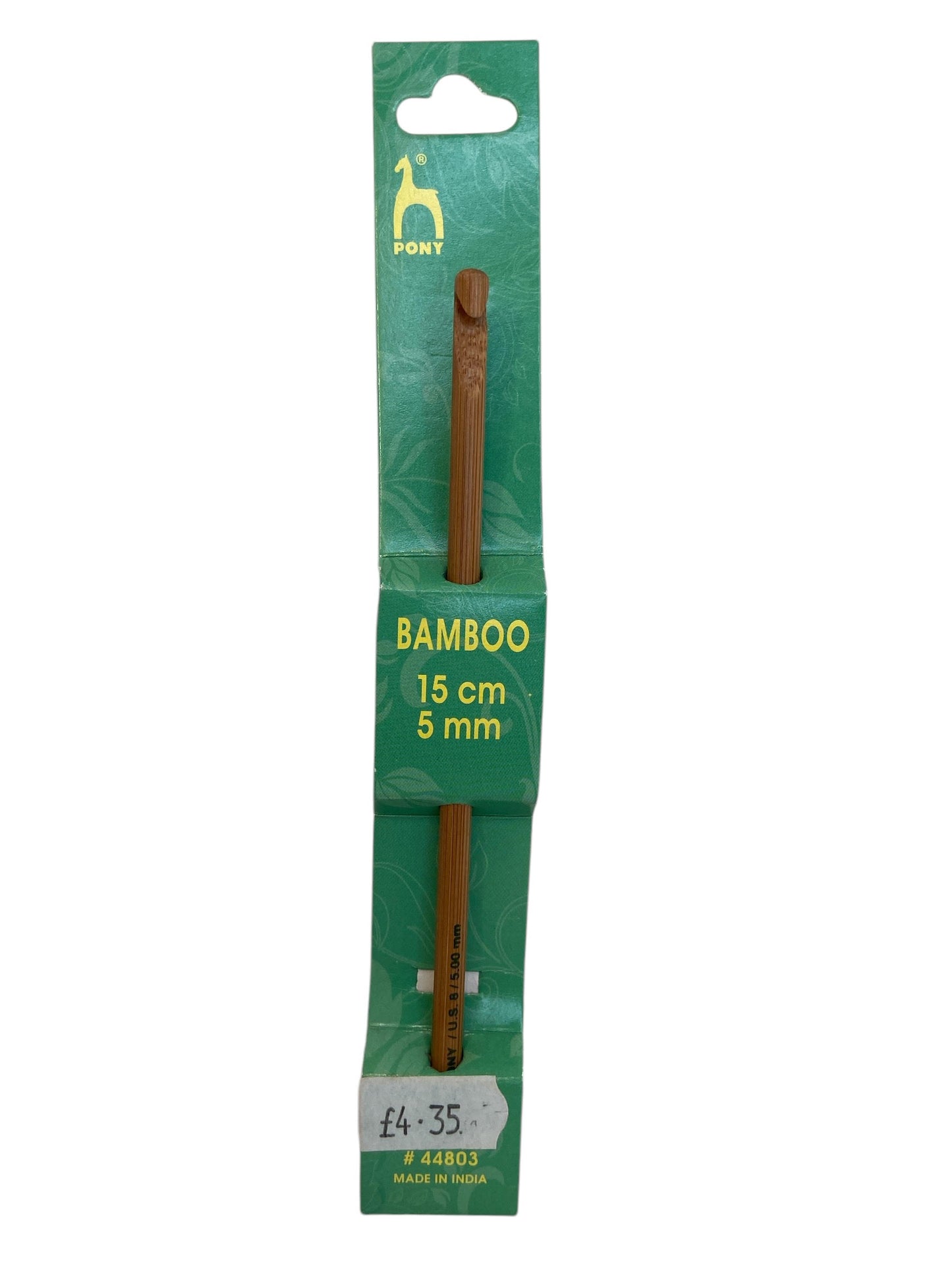 Pony Bamboo Crochet Hooks 15cm (4.50mm - 5mm)