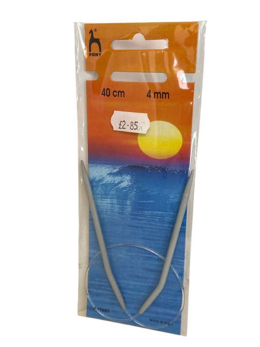 Pony Circular Knitting Needles 40cm