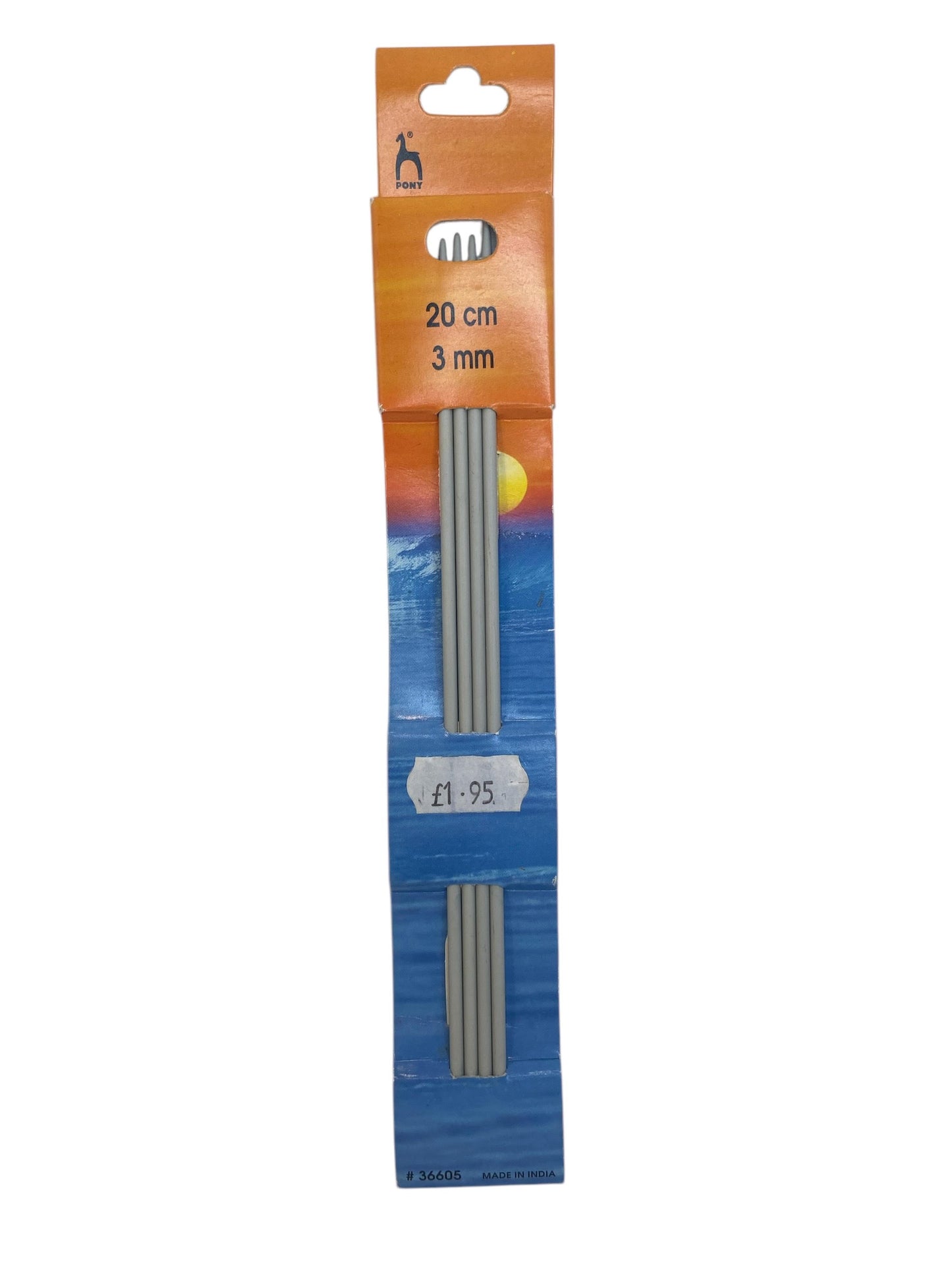 Pony Double Pointed Knitting Needles 20cms (2.50mm - 5.50mm)