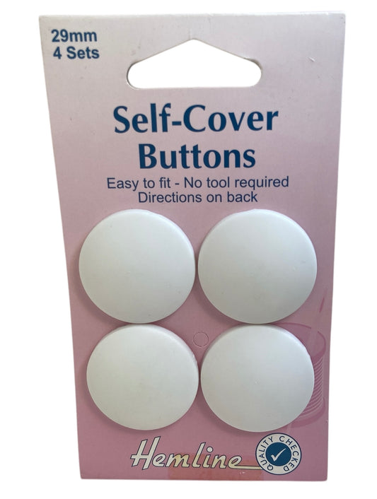 Buttons: Self-Cover: Nylon: 29mm