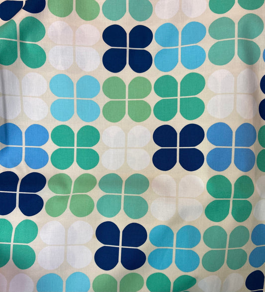 Geo Pop Canvas - Lagoon by Emmle K for Robert Kaufman