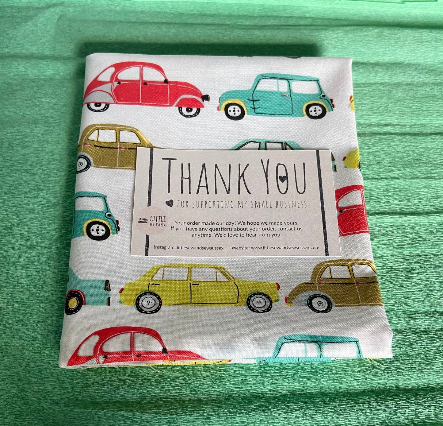 Classic Cars Fabric